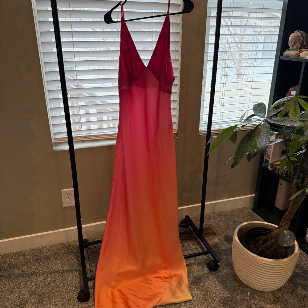 12th Tribe Sunset Gradient Maxi Dress